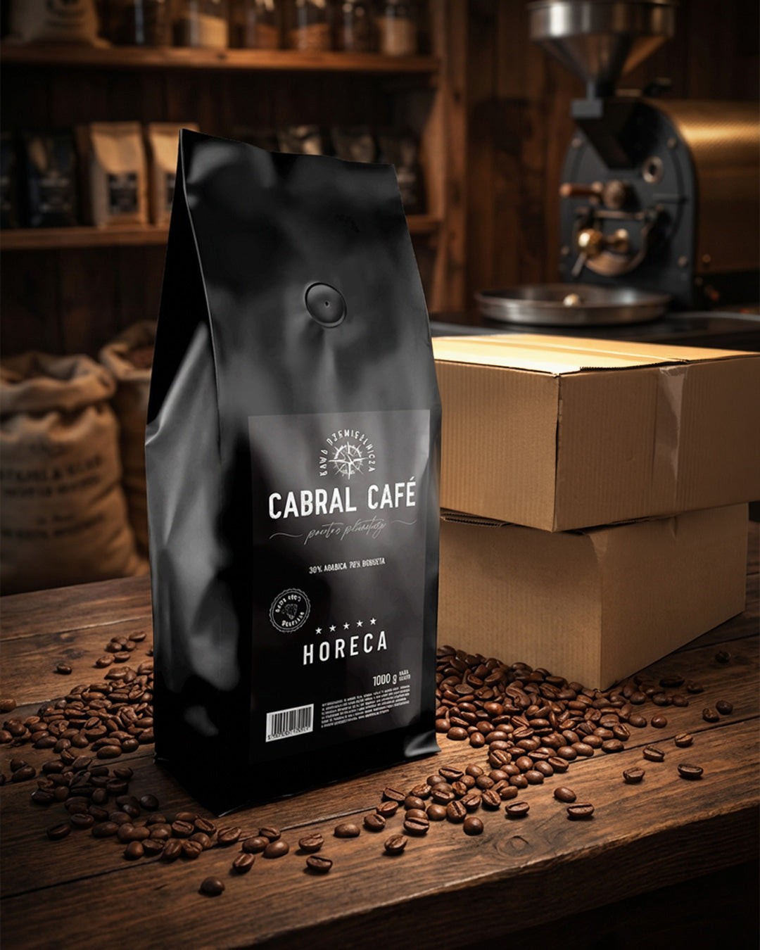 Kawa ziarnista CABRAL CAFE HoReCa (Rzemieślnicza) 1 kg