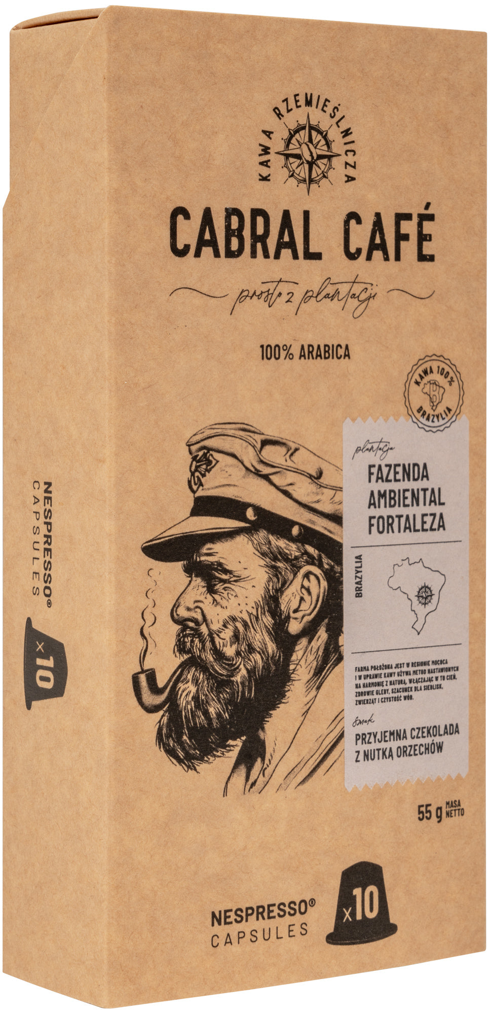 CABRAL CAFE Fazenda Ambiental Fortaleza capsules for Nespresso machines