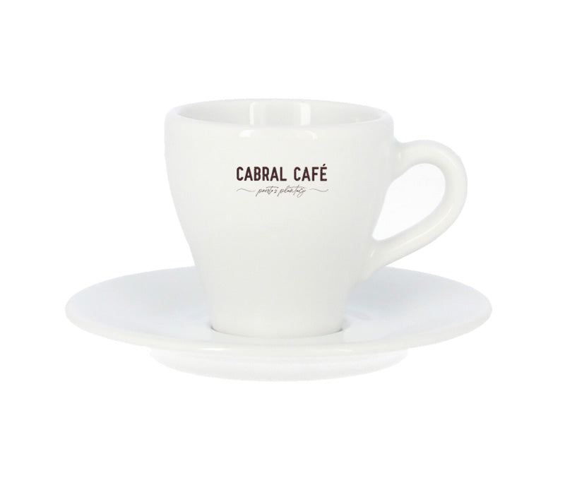 Filiżanka 70ml Cabral Cafe ze spodkiem - Espresso & Ristretto