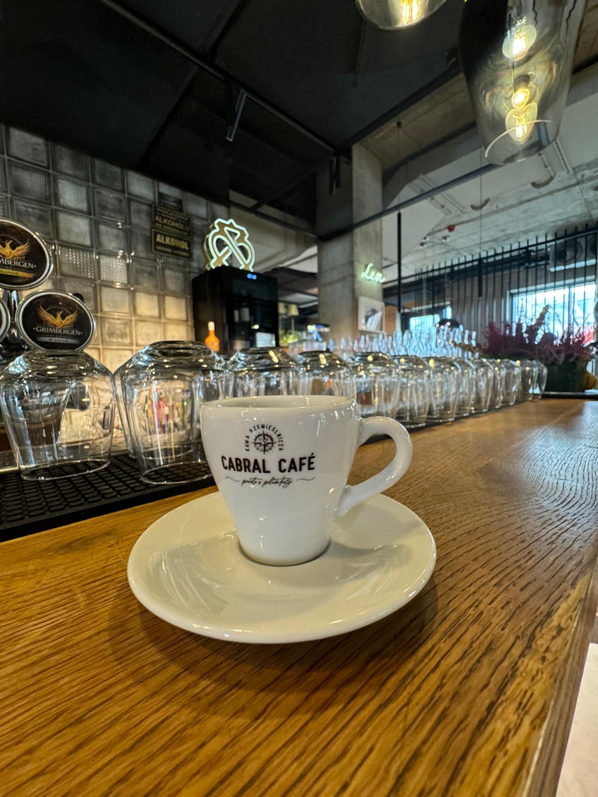 Filiżanka 70ml Cabral Cafe ze spodkiem - Espresso & Ristretto