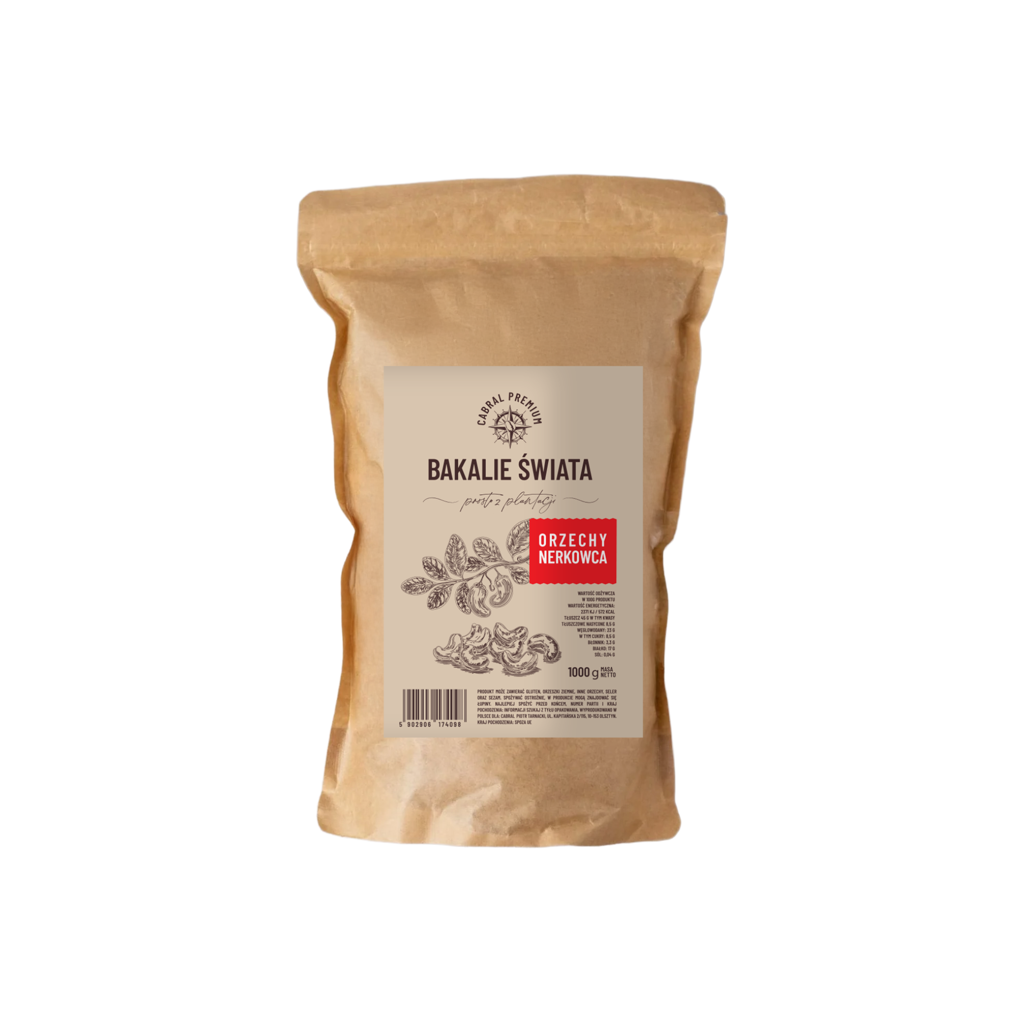 Orzechy nerkowca 1 kg