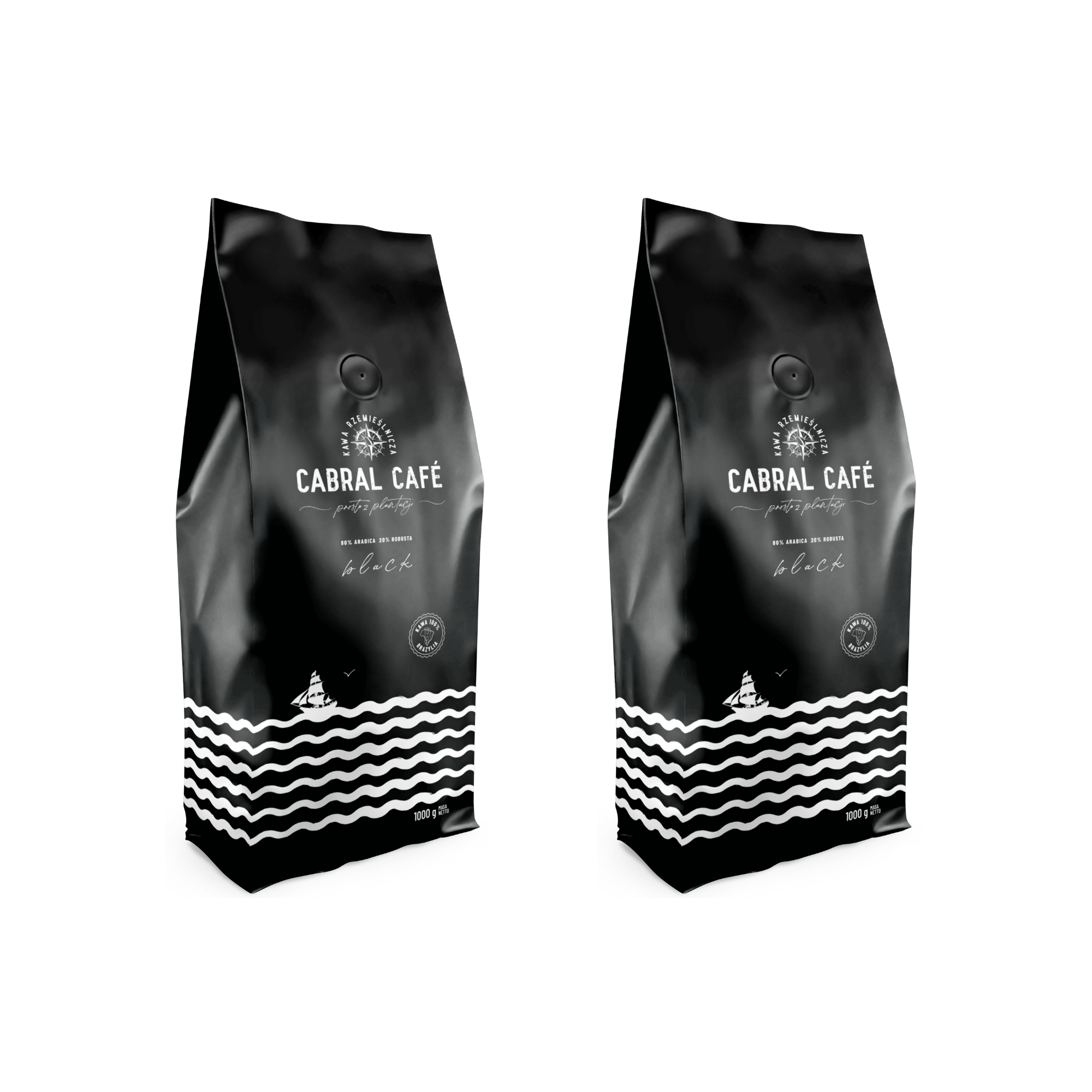 CABRAL CAFE Black Coffee Beans (Craft) 1 kg