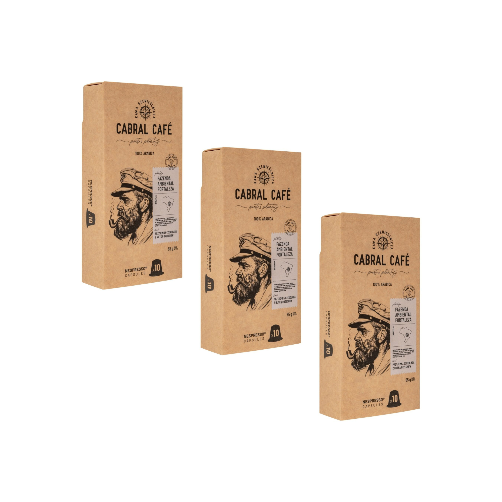 Kapsułki CABRAL CAFE Fazenda Ambiental Fortaleza do ekspresu Nespresso