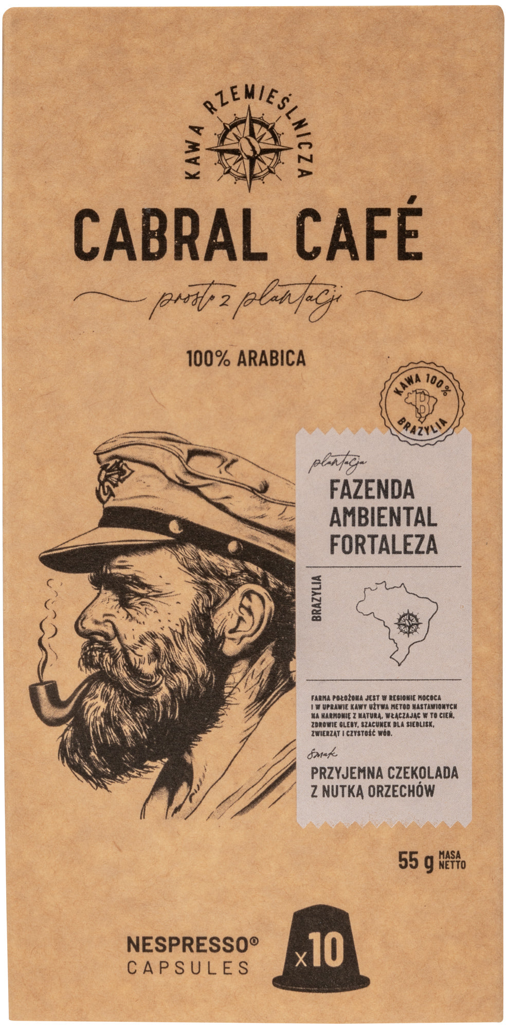 CABRAL CAFE Fazenda Ambiental Fortaleza capsules for Nespresso machines