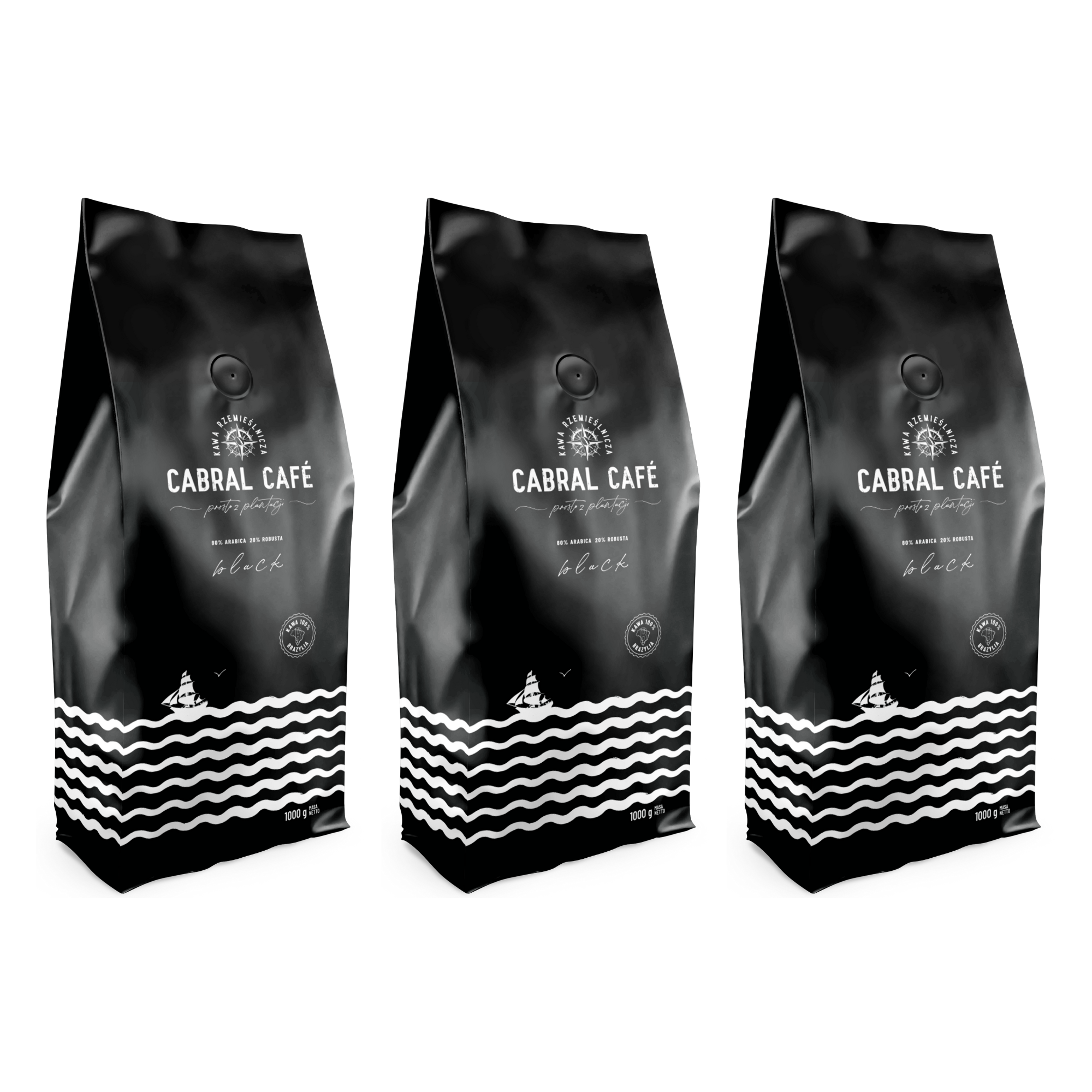 CABRAL CAFE Black Coffee Beans (Craft) 1 kg