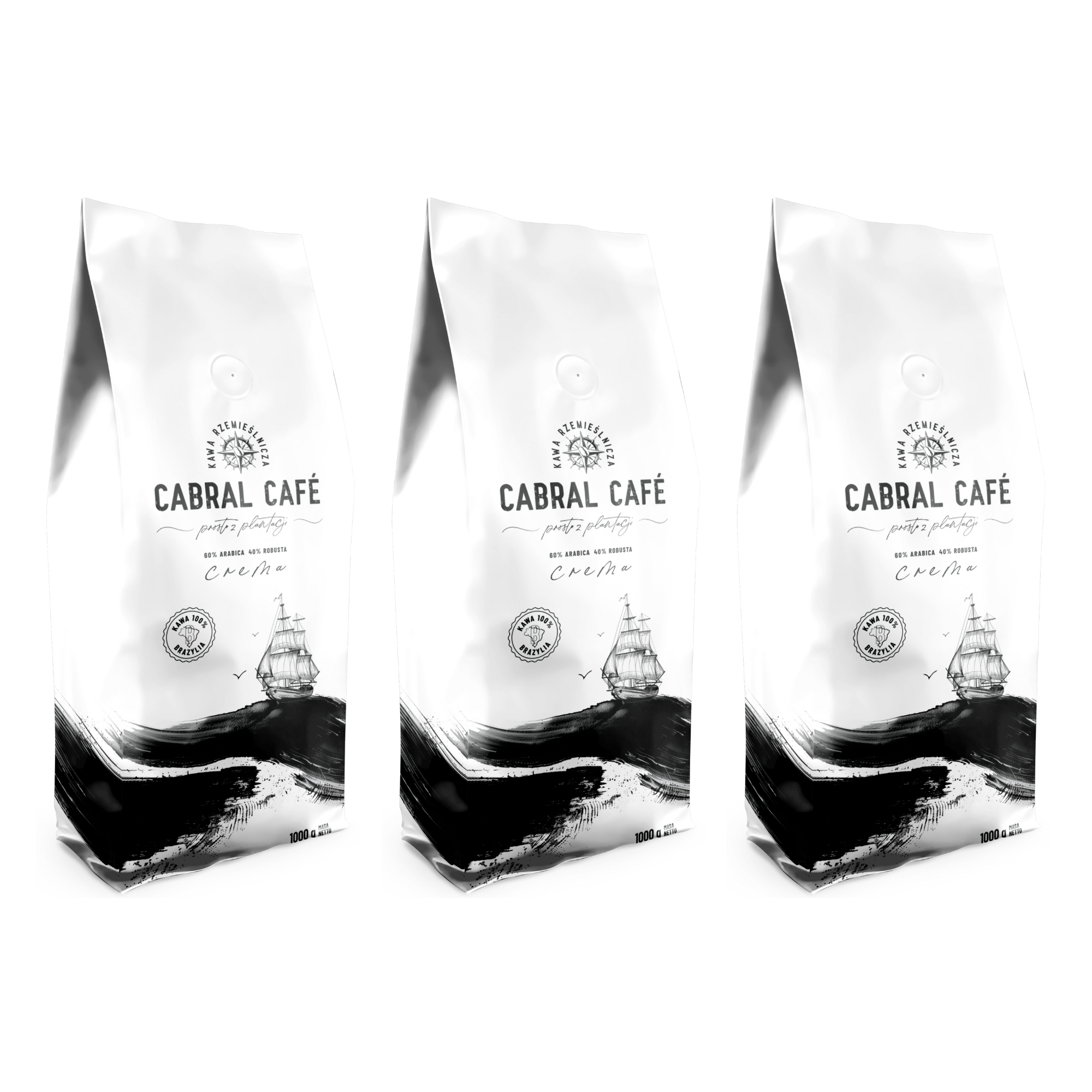 CABRAL CAFE Crema Coffee Beans (Artisanal) 1 kg
