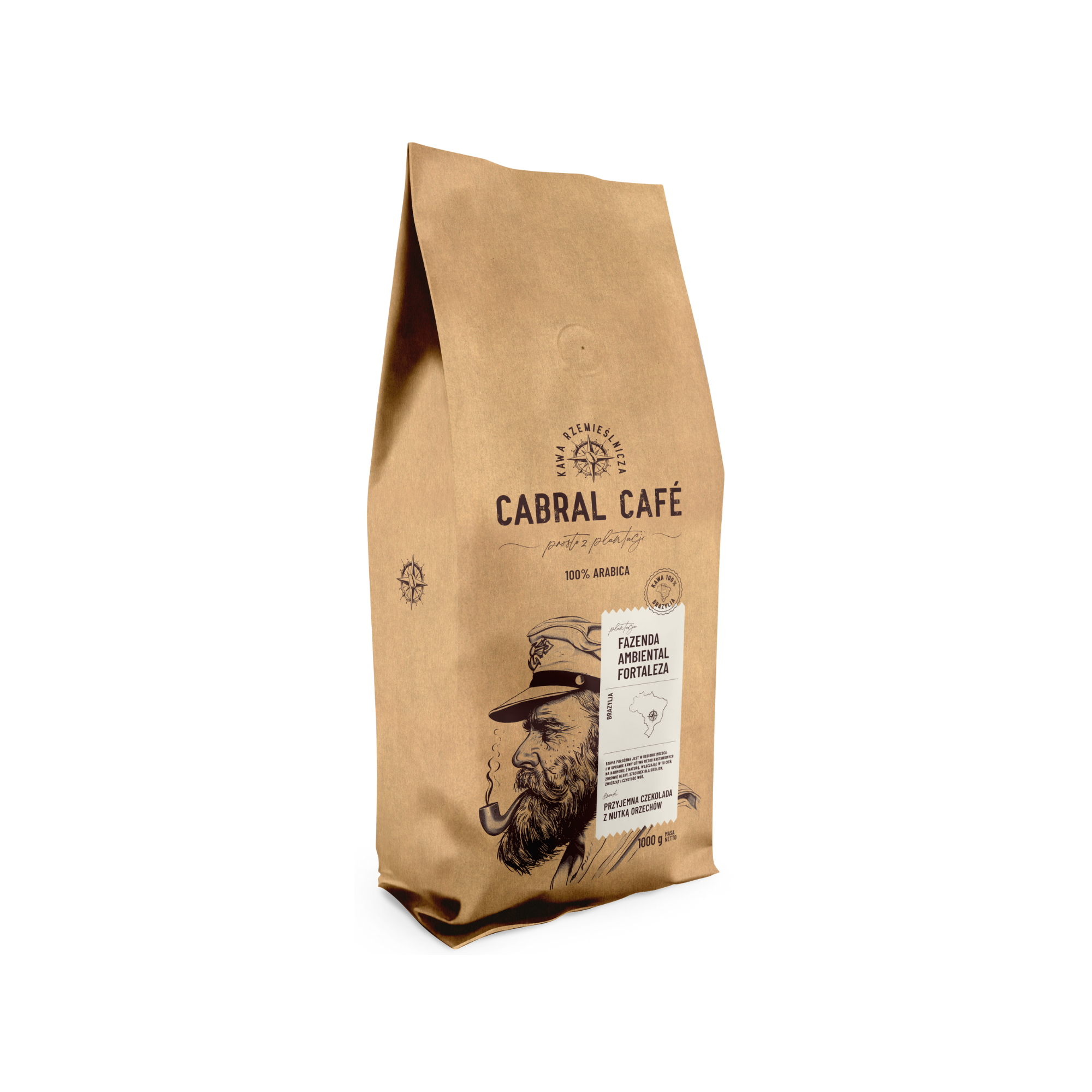 Kawa ziarnista CABRAL CAFE Fazenda Ambiental Fortaleza (Rzemieślnicza) 1 kg
