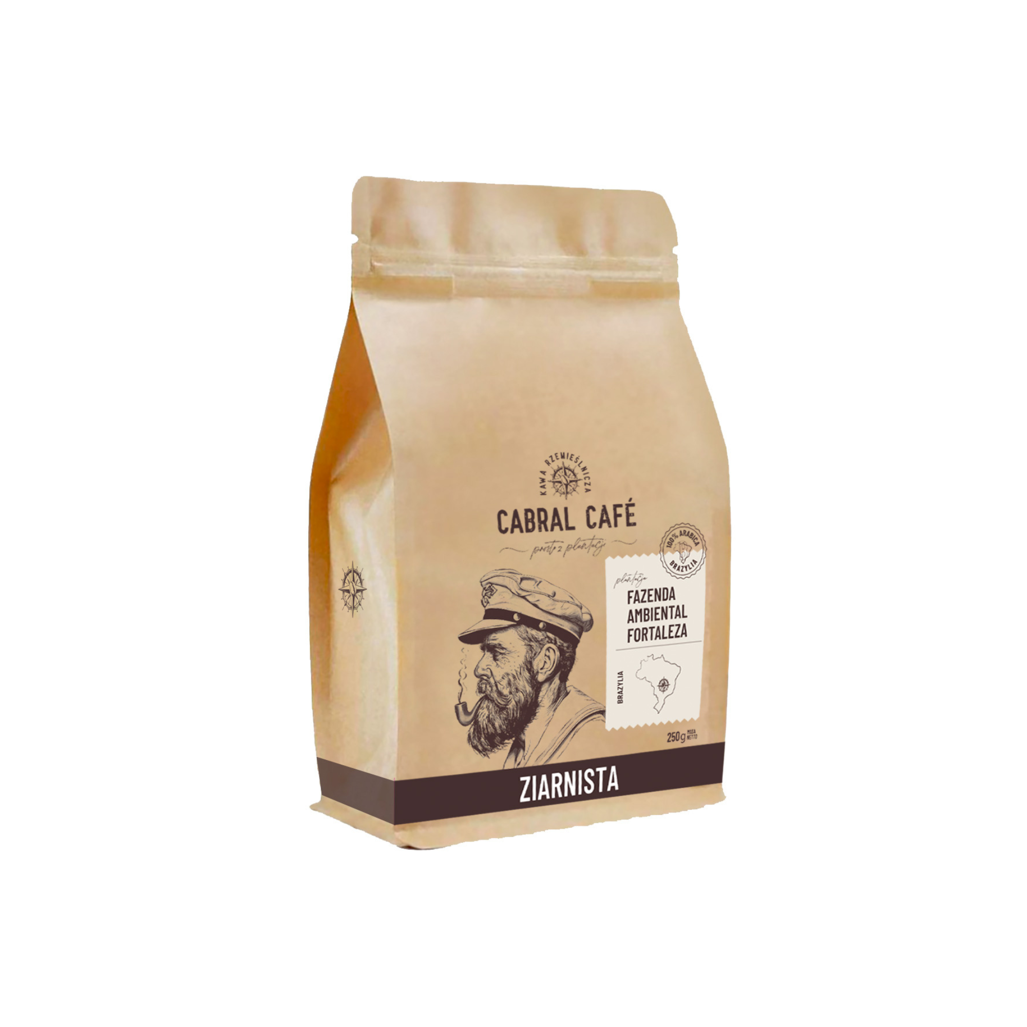 Kawa ziarnista CABRAL CAFE Fazenda Ambiental Fortaleza (Rzemieślnicza) 250 gram