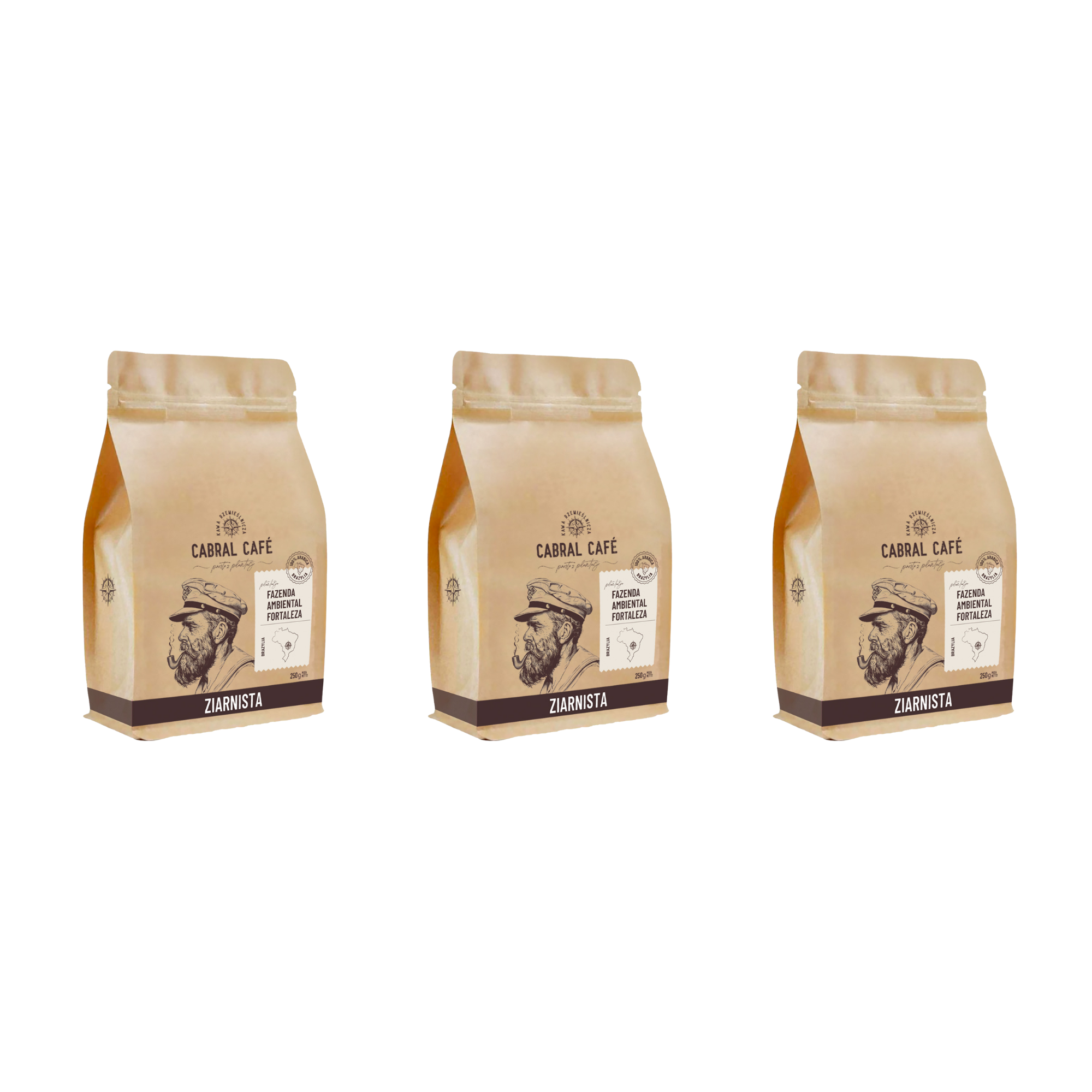 Kawa ziarnista CABRAL CAFE Fazenda Ambiental Fortaleza (Rzemieślnicza) 250 gram