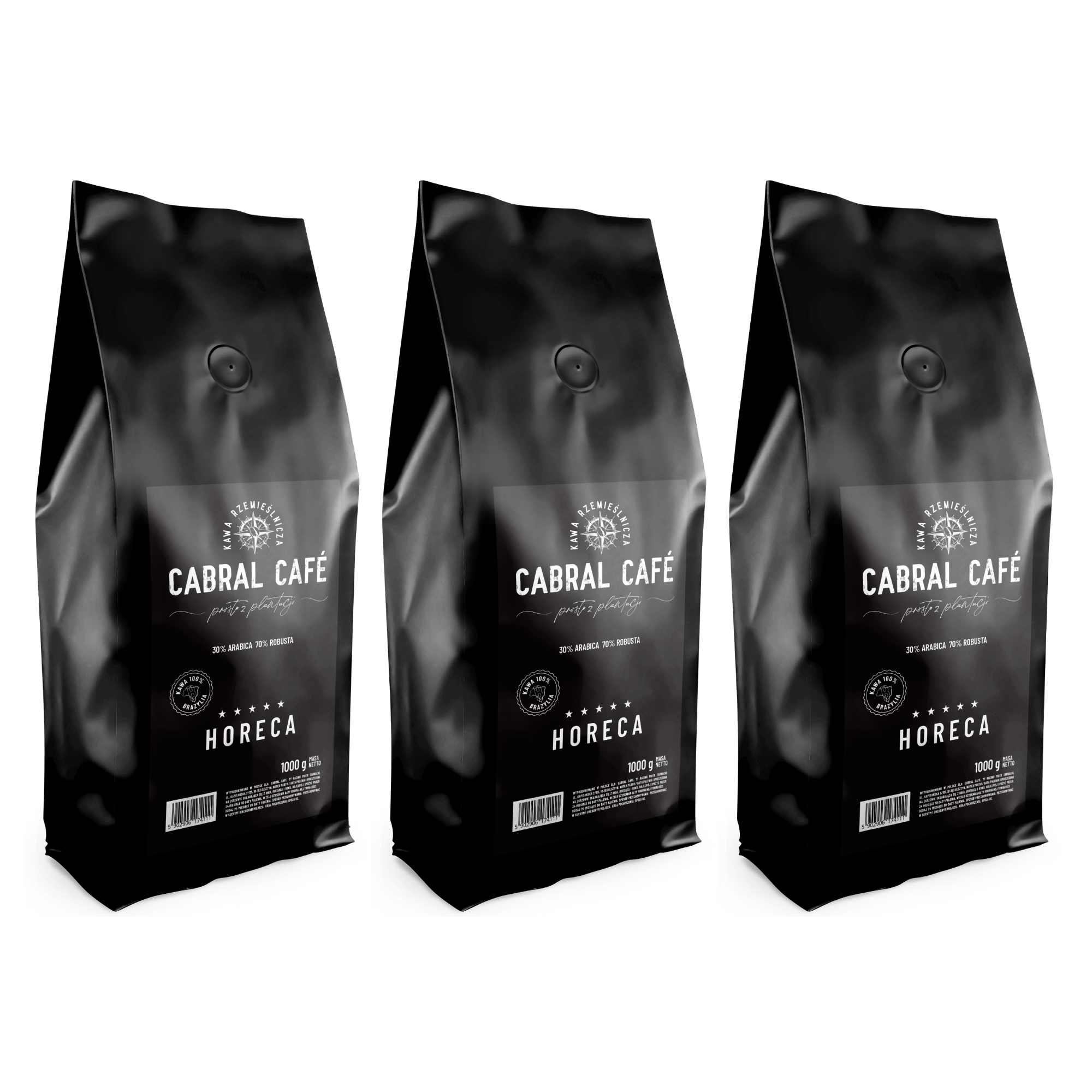 Kawa ziarnista CABRAL CAFE HoReCa (Rzemieślnicza) 1 kg
