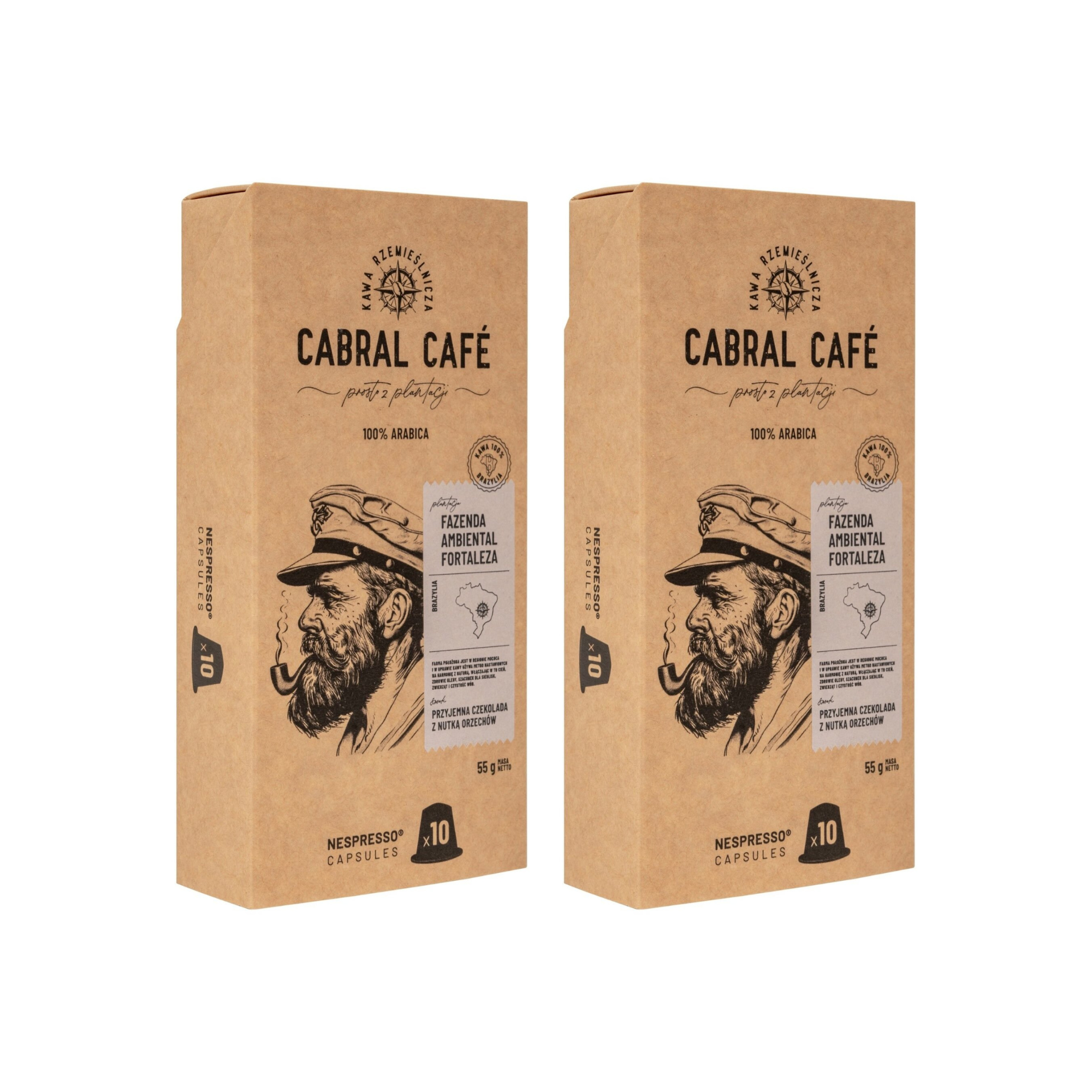 Kapsułki CABRAL CAFE Fazenda Ambiental Fortaleza do ekspresu Nespresso