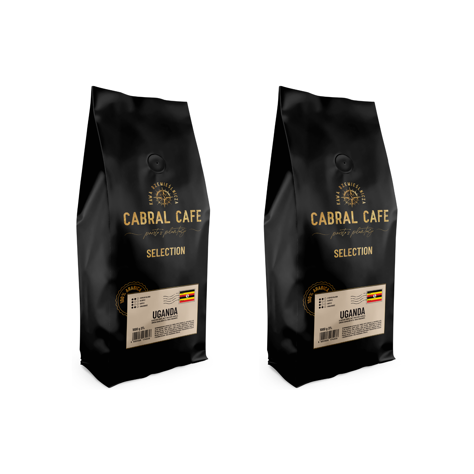 CABRAL CAFE Selection Uganda coffee beans 1 kg
